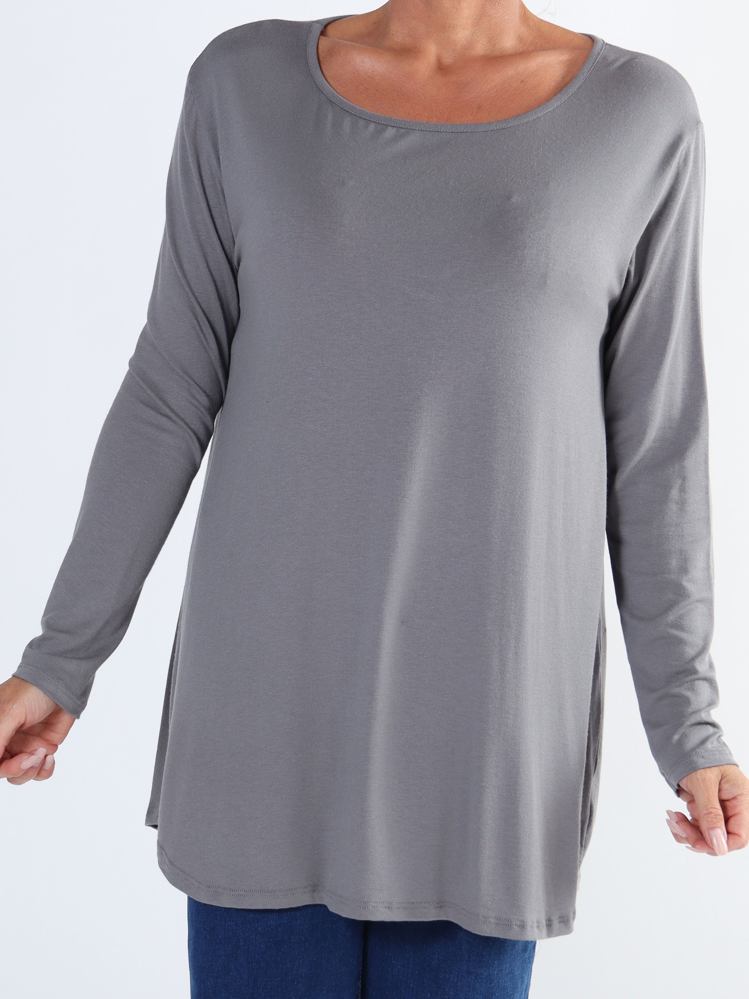 Otine - Langærmet basisbluse